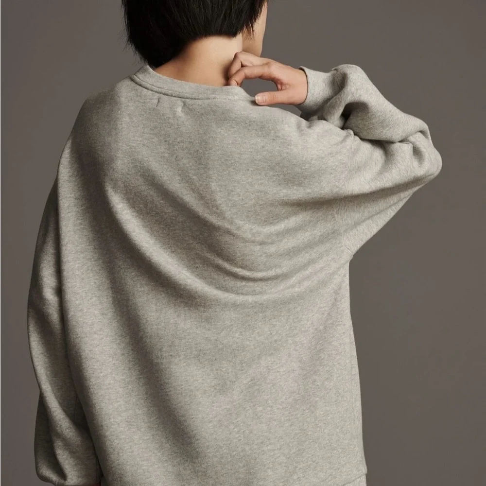 Anthropologie Pilcro Perfectly Oversized Pullover Sweatshirt - Picture 2 of 4